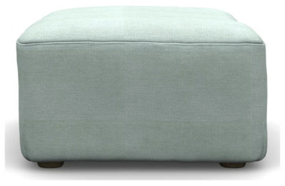 Heart of House Lincoln Fabric Footstool - Blue